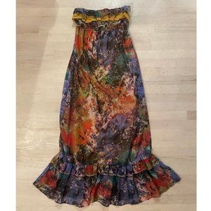 Eyeshadow brand stunning strapless maxi dress size Large